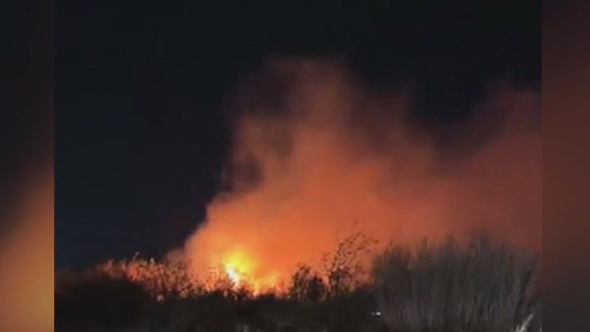 Auto Fire in Ventura County burns 55 acres